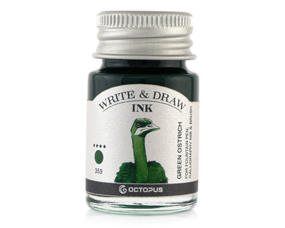 Octopus Fluids Pigmented Waterproof Document Proof Write and Draw Ink [10ml]
