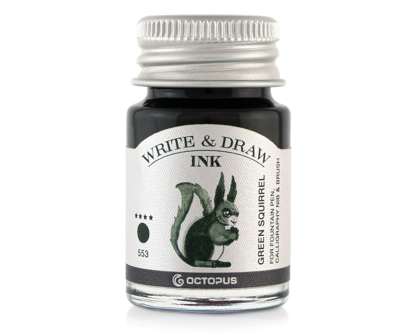 Octopus Fluids Pigmented Waterproof Document Proof Write and Draw Ink [10ml]