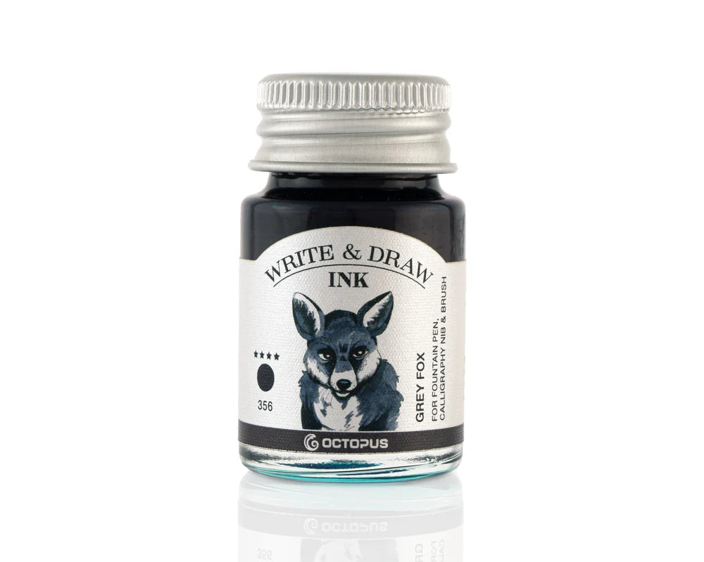 Octopus Fluids Pigmented Waterproof Document Proof Write and Draw Ink [10ml]