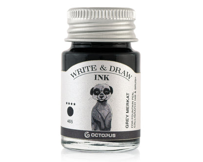 Octopus Fluids Pigmented Waterproof Document Proof Write and Draw Ink [10ml]
