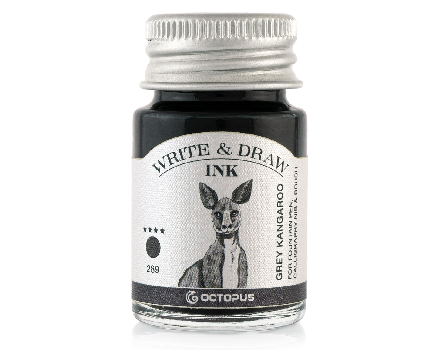 Octopus Fluids Pigmented Waterproof Document Proof Write and Draw Ink [10ml]
