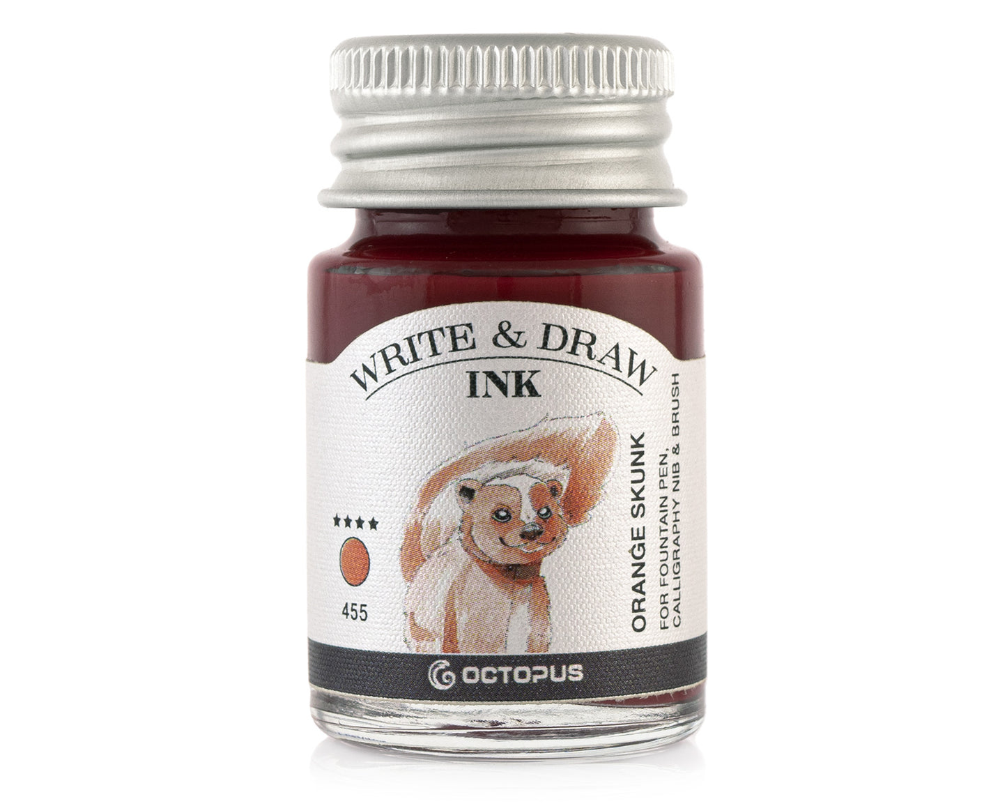 Octopus Fluids Pigmented Waterproof Document Proof Write and Draw Ink [10ml]
