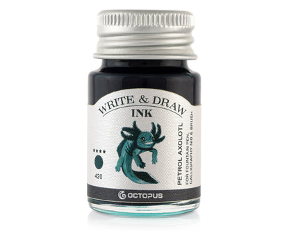 Octopus Fluids Pigmented Waterproof Document Proof Write and Draw Ink [10ml]