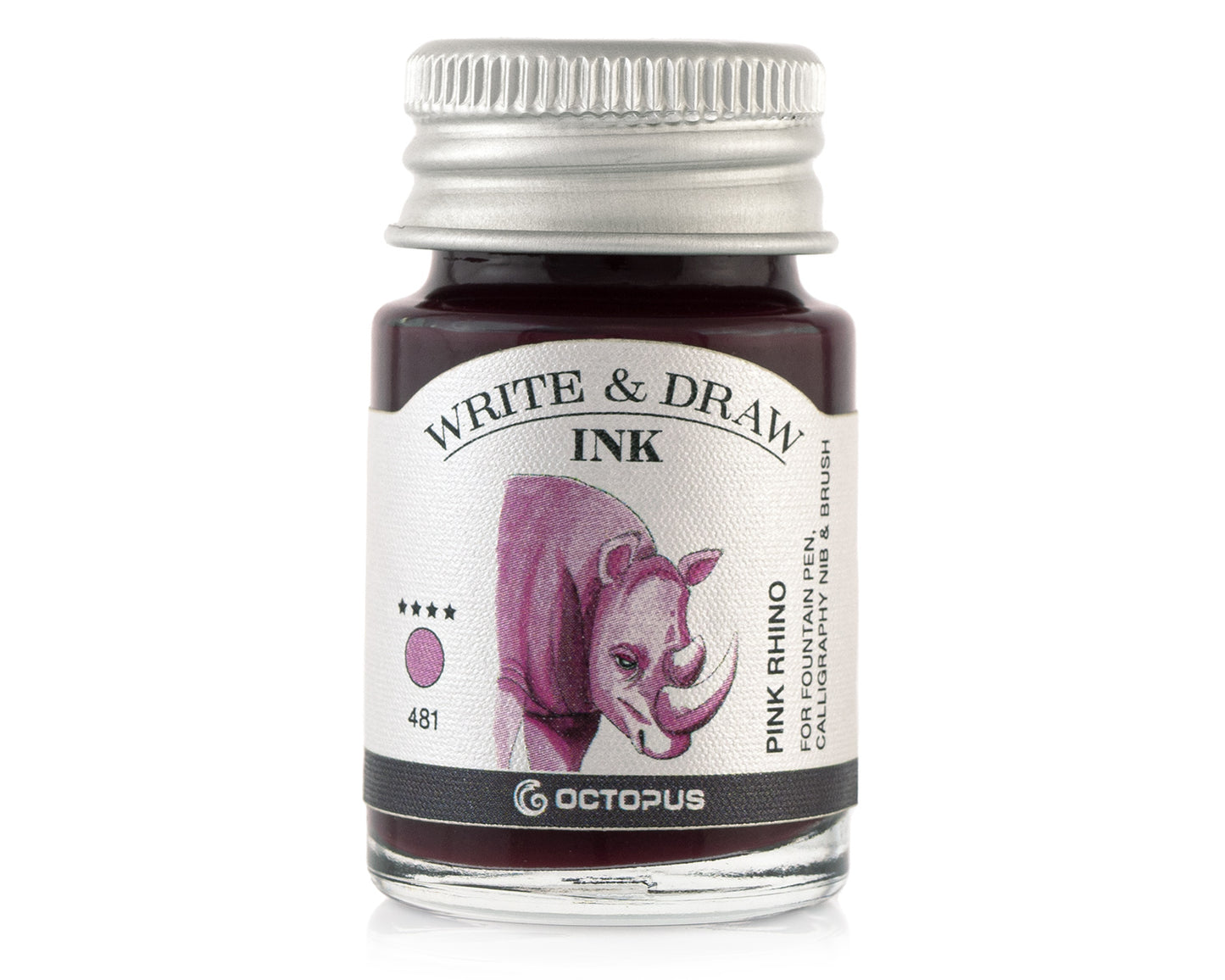 Octopus Fluids Pigmented Waterproof Document Proof Write and Draw Ink [10ml]