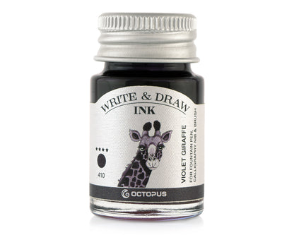 Octopus Fluids Pigmented Waterproof Document Proof Write and Draw Ink [10ml]