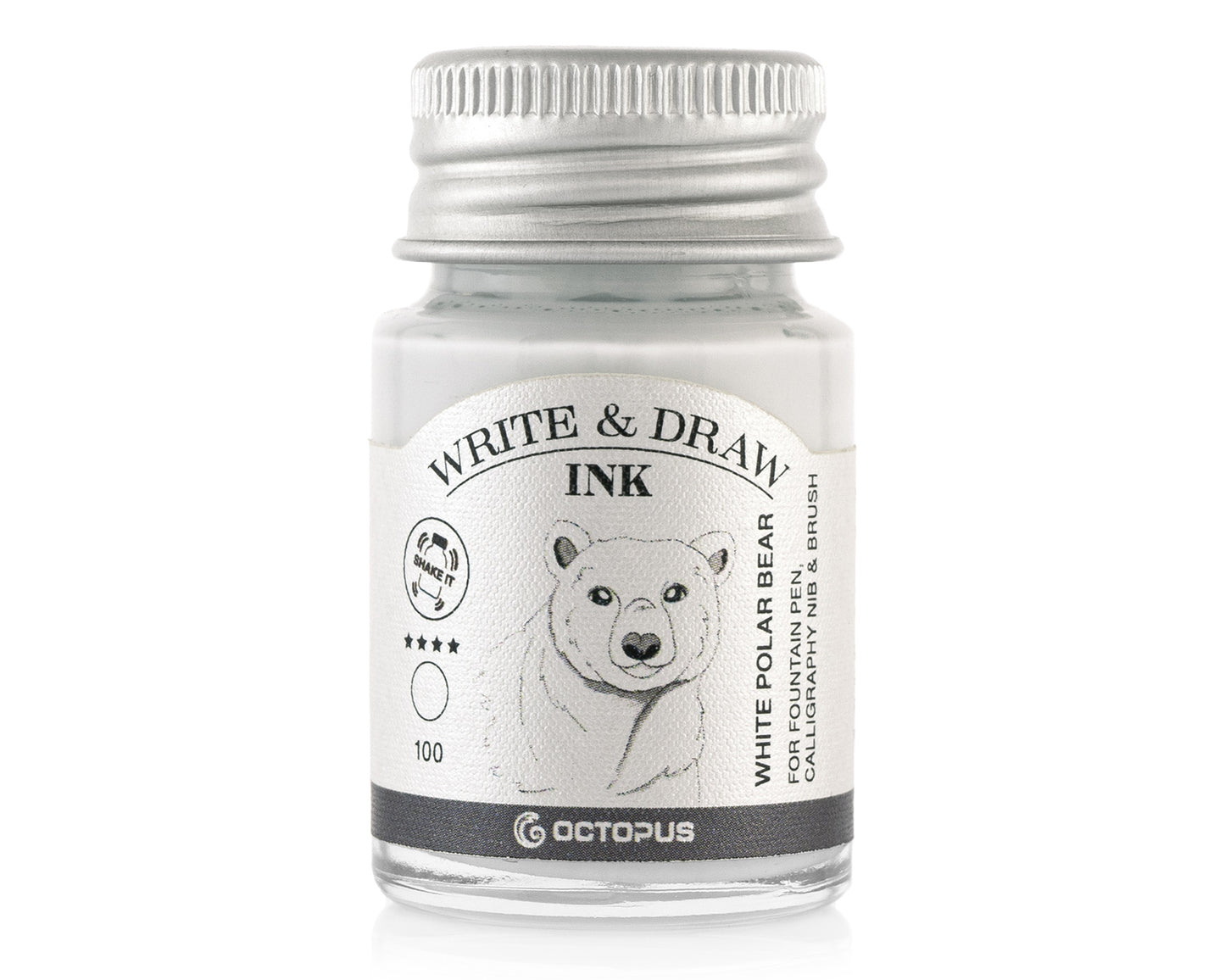 Octopus Fluids Pigmented Waterproof Document Proof Write and Draw Ink [10ml]