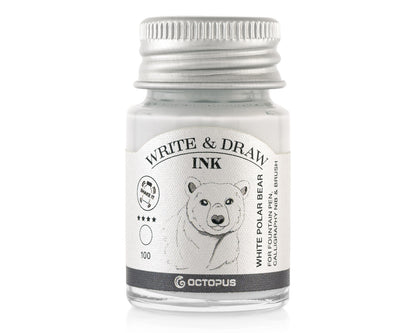 Octopus Fluids Pigmented Waterproof Document Proof Write and Draw Ink [10ml]