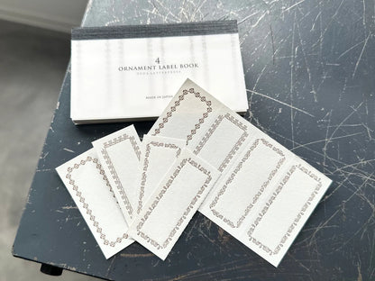 OEDA Letterpress 4 Ornament Label Book