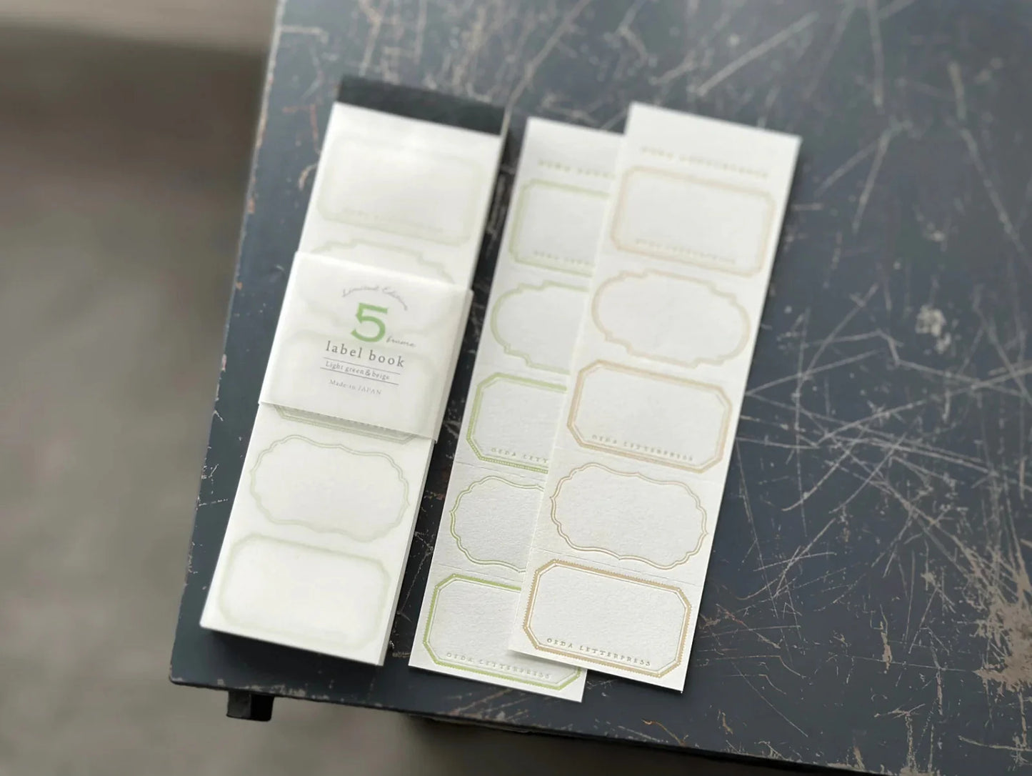 OEDA Letterpress 5 Frame Label Book