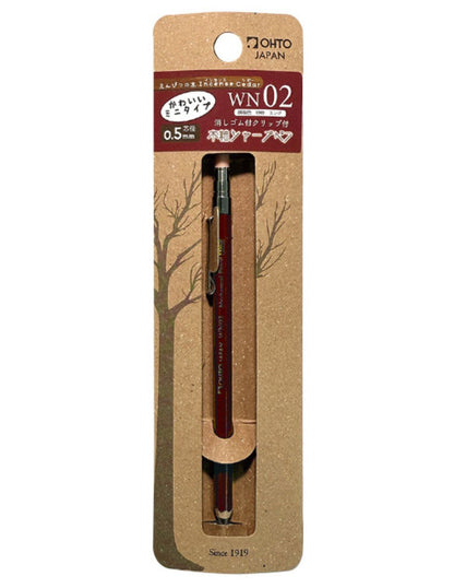 Ohto Japan WN02 Wooden Mechanical Pencil
