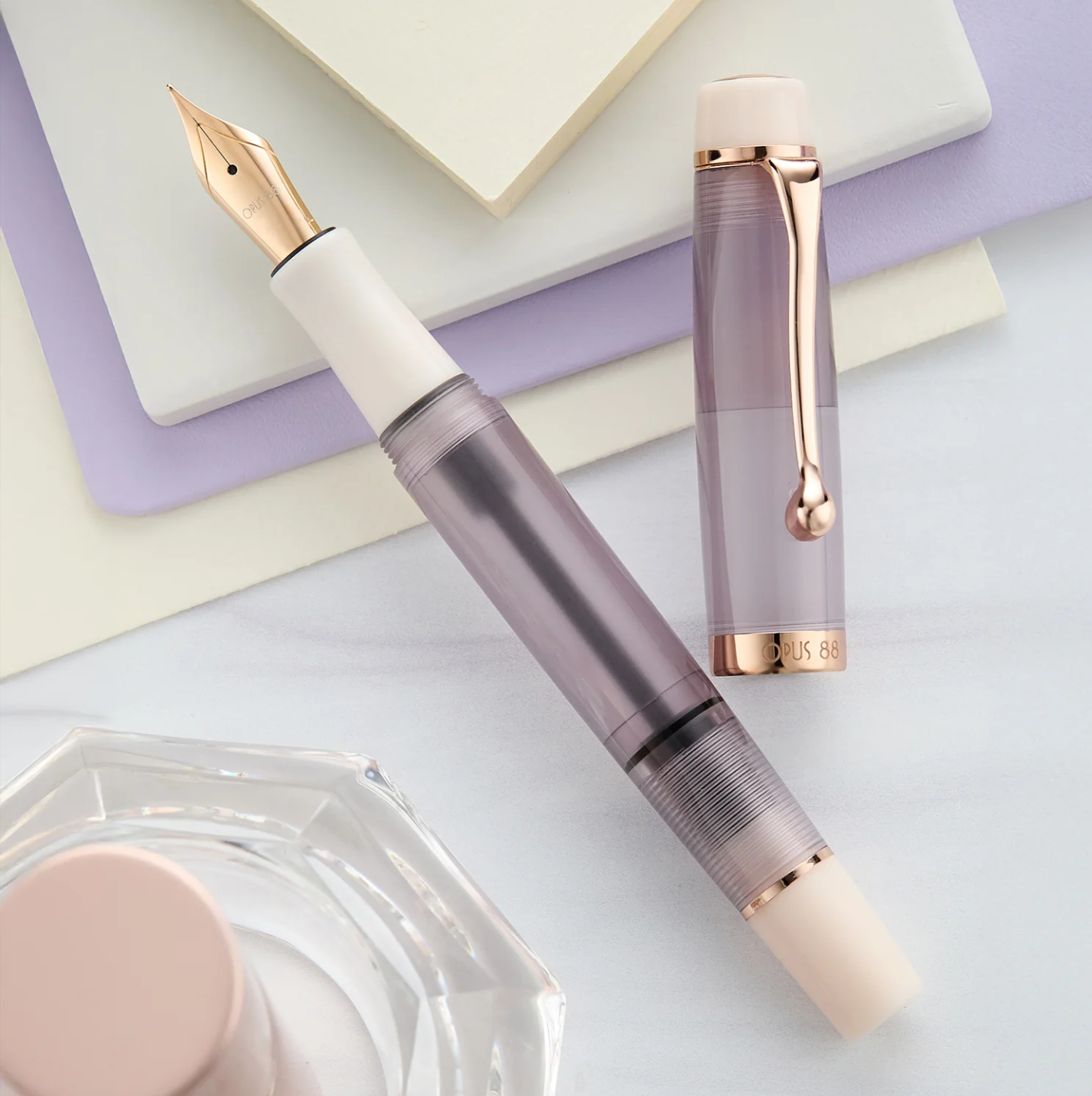 Opus 88 2025 Harmony Fountain Pen Mocha Mousse