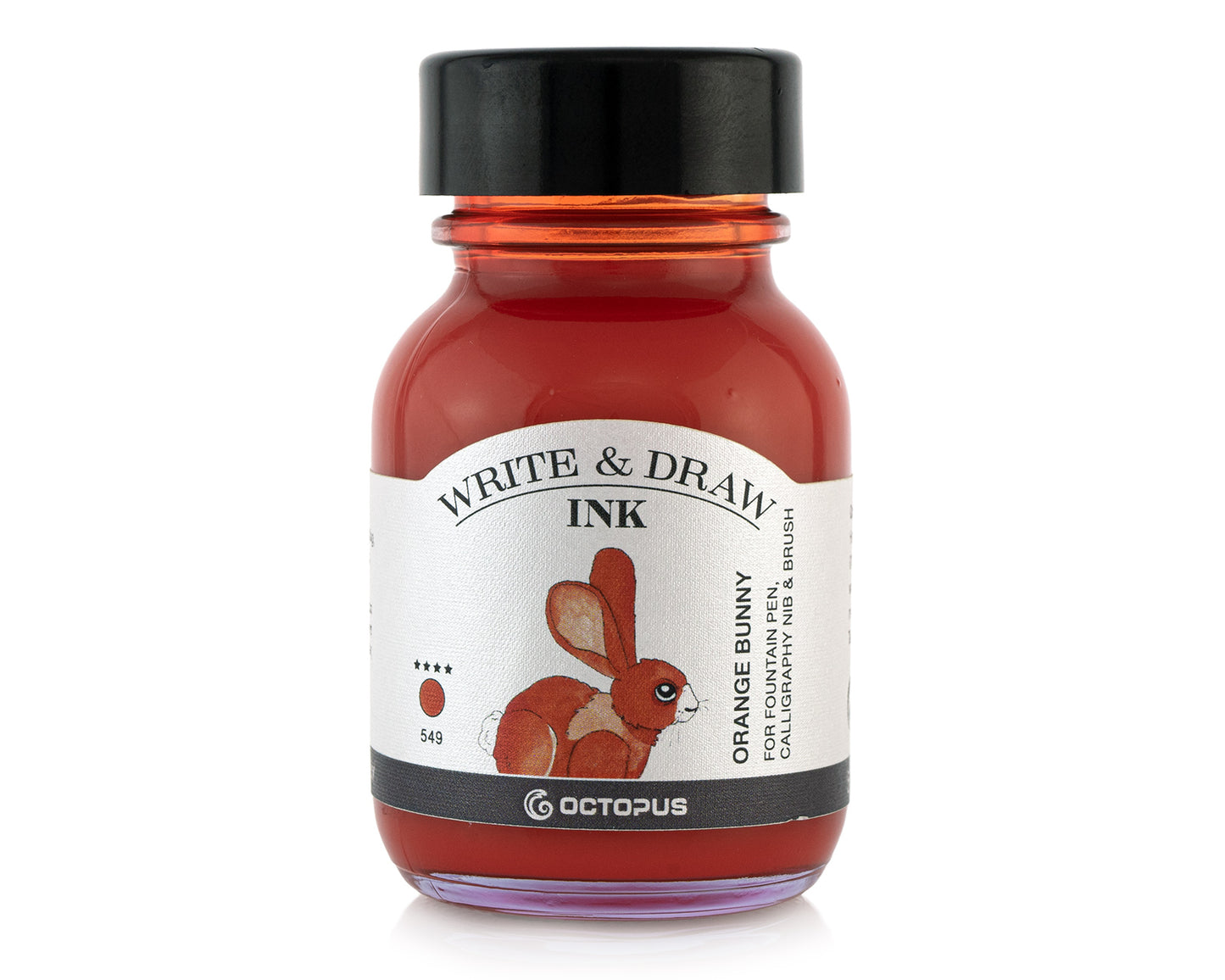 Octopus Fluids Pigmented Waterproof Document Proof Write and Draw Ink [50ml]