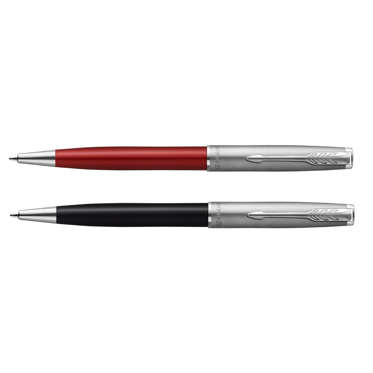 Parker Pen Sonnet Sand Blasted Metal and Lacquer Ballpoint Pen