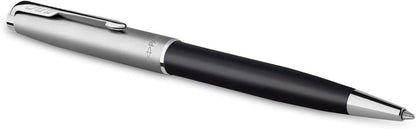 Parker Pen Sonnet Sand Blasted Metal and Lacquer Ballpoint Pen