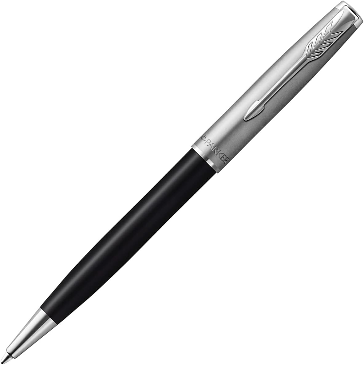Parker Pen Sonnet Sand Blasted Metal and Lacquer Ballpoint Pen