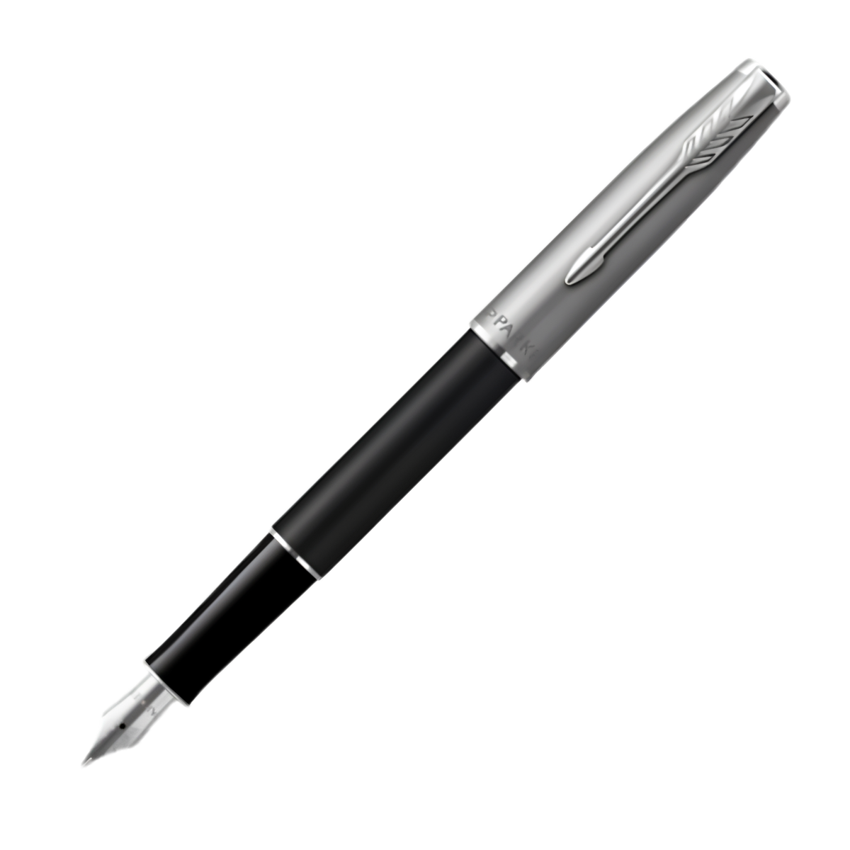 Parker Pen Sonnet Sand Blasted Metal and Lacquer Fountain Pen