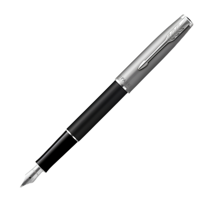 Parker Pen Sonnet Sand Blasted Metal and Lacquer Fountain Pen