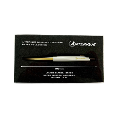 Anterique Mini Ballpoint Pen Brass Edition [0.5mm]