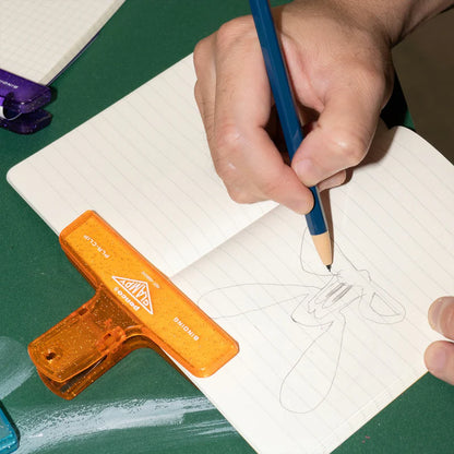 Penco Clampy Plastic Clip Glitter
