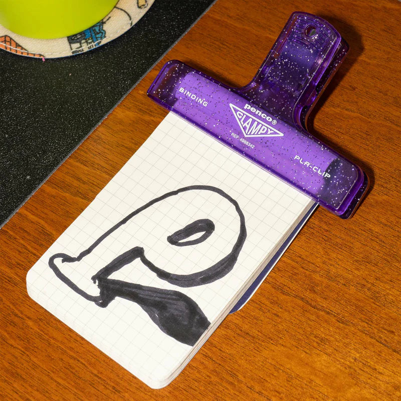 Penco Clampy Plastic Clip Glitter