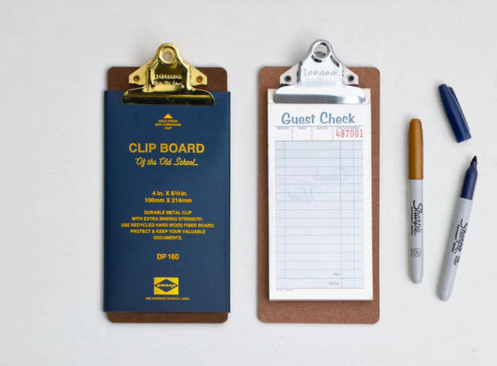 Penco Old School Clipboard (Gold Clip)