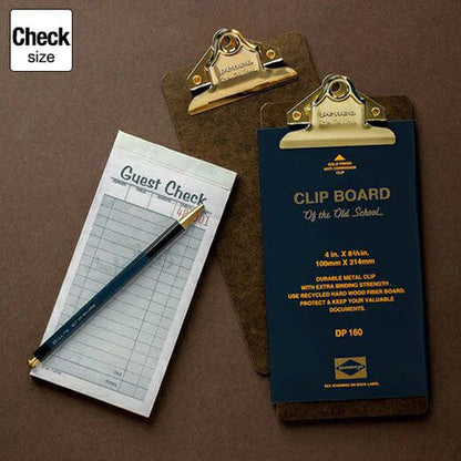 Penco Old School Clipboard (Gold Clip)