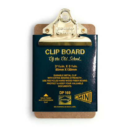 Penco Old School Clipboard (Gold Clip)