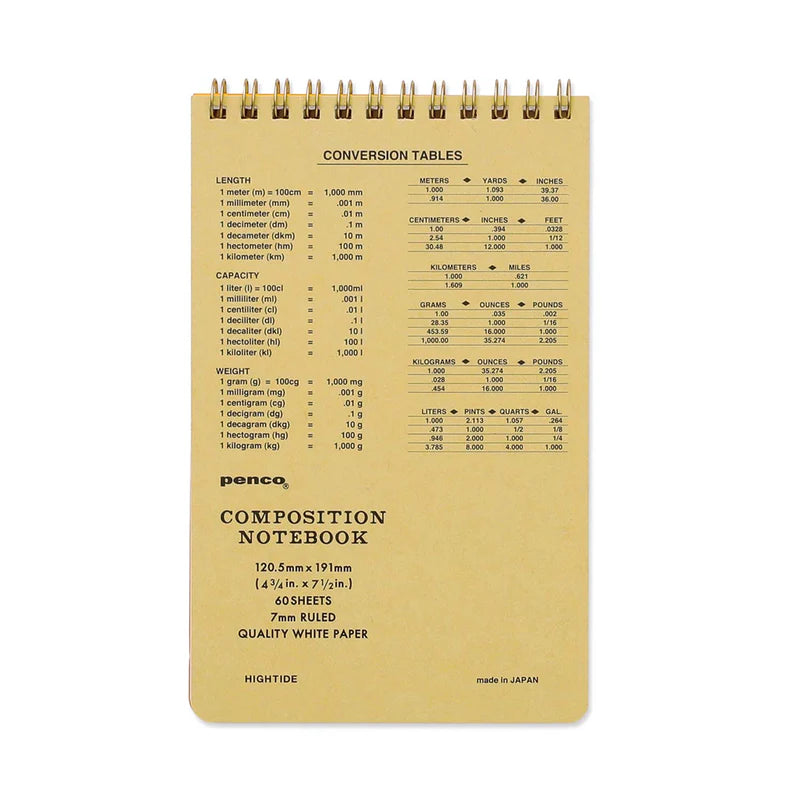 Penco Coil Ruled Notepad