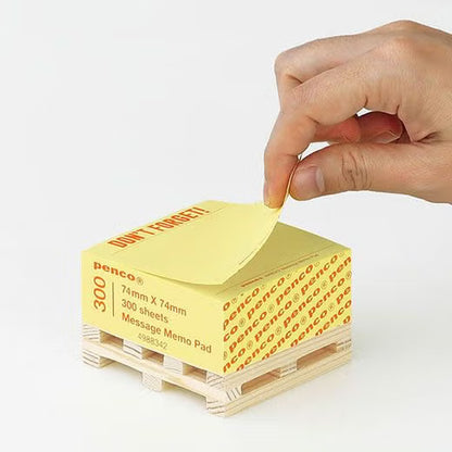 Penco Memo Block on Pallet