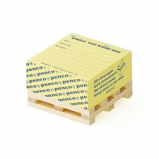 Penco Memo Block on Pallet