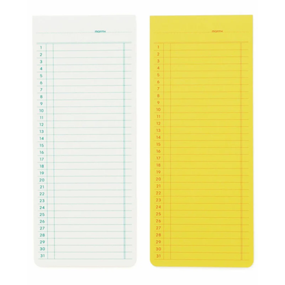 Penco Sticky Memo Pad Monthly & Weekly