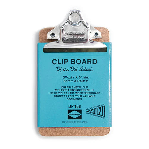 Penco Old School Clipboard (Silver Clip)