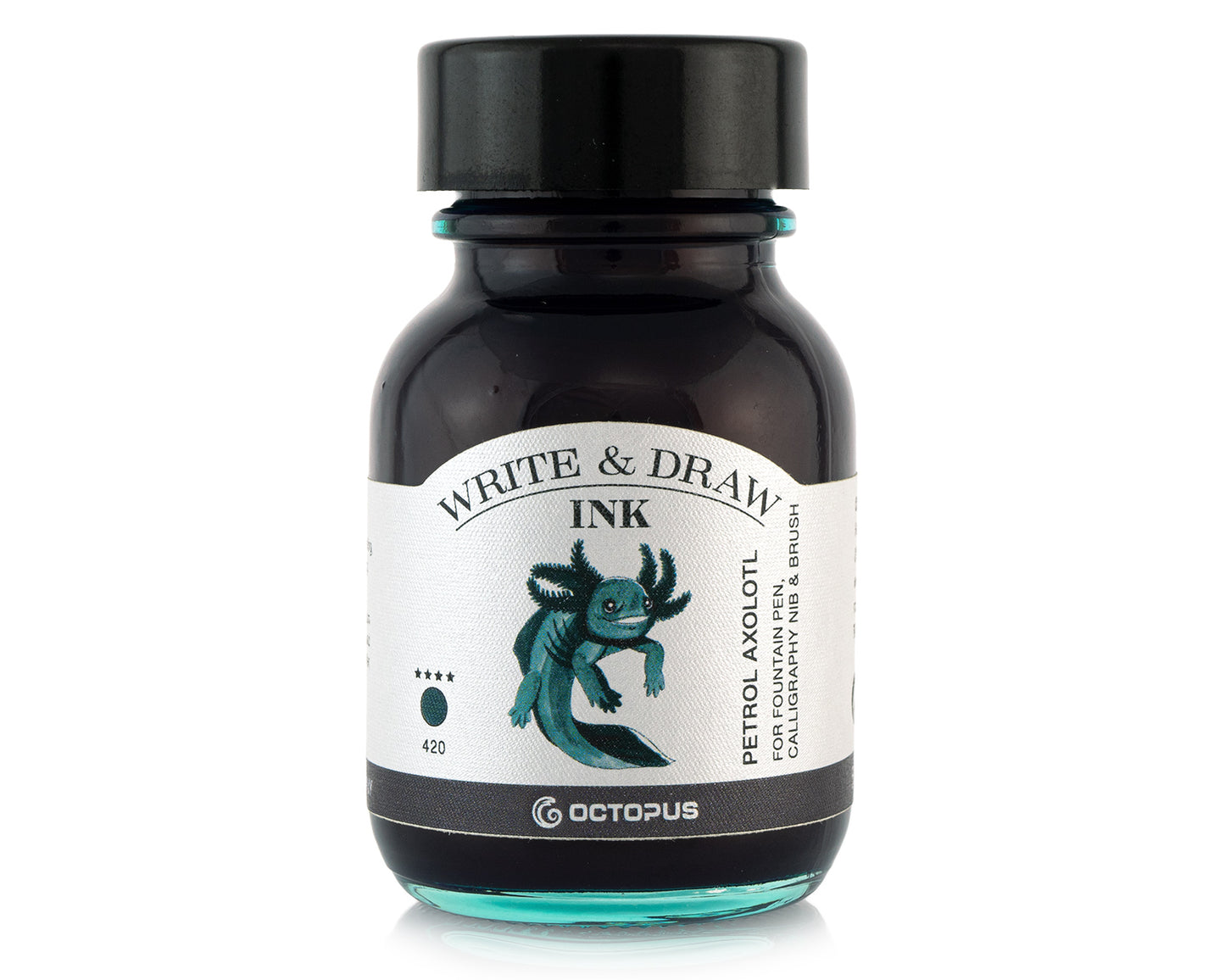 Octopus Fluids Pigmented Waterproof Document Proof Write and Draw Ink [50ml]