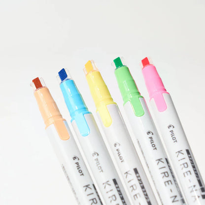 Pilot Kire-na Highlighter Basic and Pale Colors