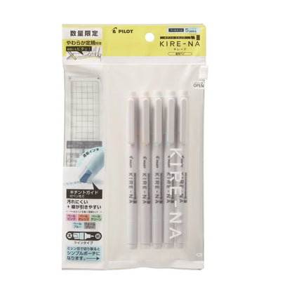 Pilot Kire-na Highlighter - Pale Color Set of 5