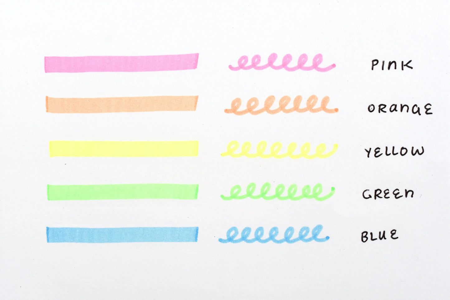 Pilot Kire-na Hightlighter - Basic Color Set of 5