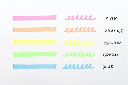 Pilot Kire-na Hightlighter - Basic Color Set of 5