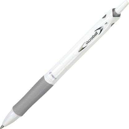 Pilot Acroball White-Barrel Fine Ballpoint Pen [0.7mm]