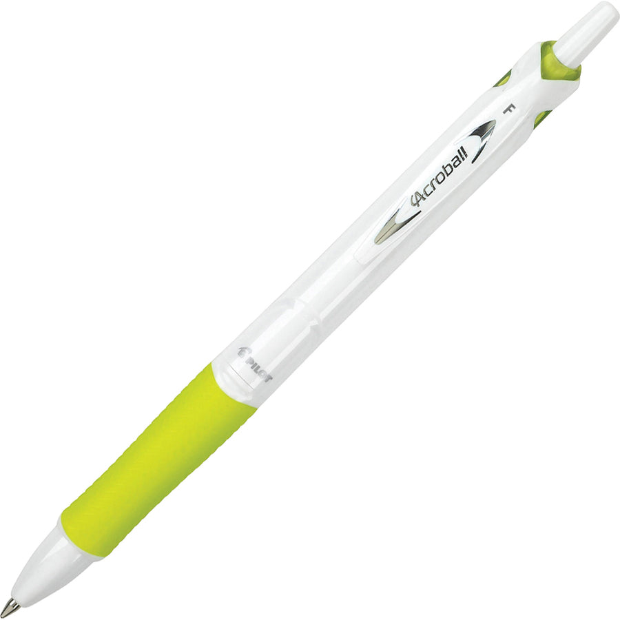 Pilot Acroball White-Barrel Fine Ballpoint Pen [0.7mm]