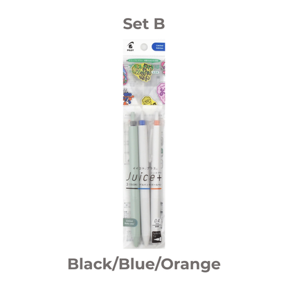 Pilot Juice+ Rollerball Pen (Set of 3) Limited Edition