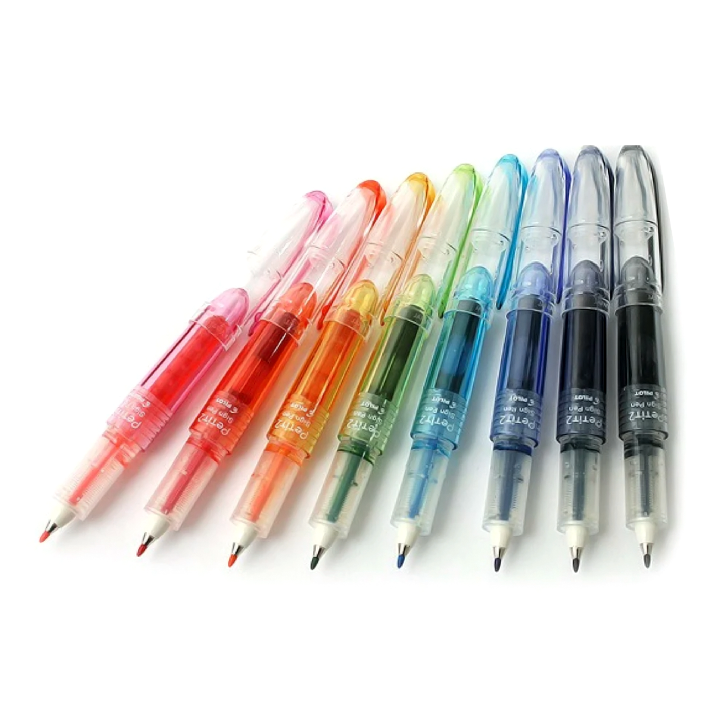 Pilot Petit Fountain Pen, Brush Pen and Sign Pen