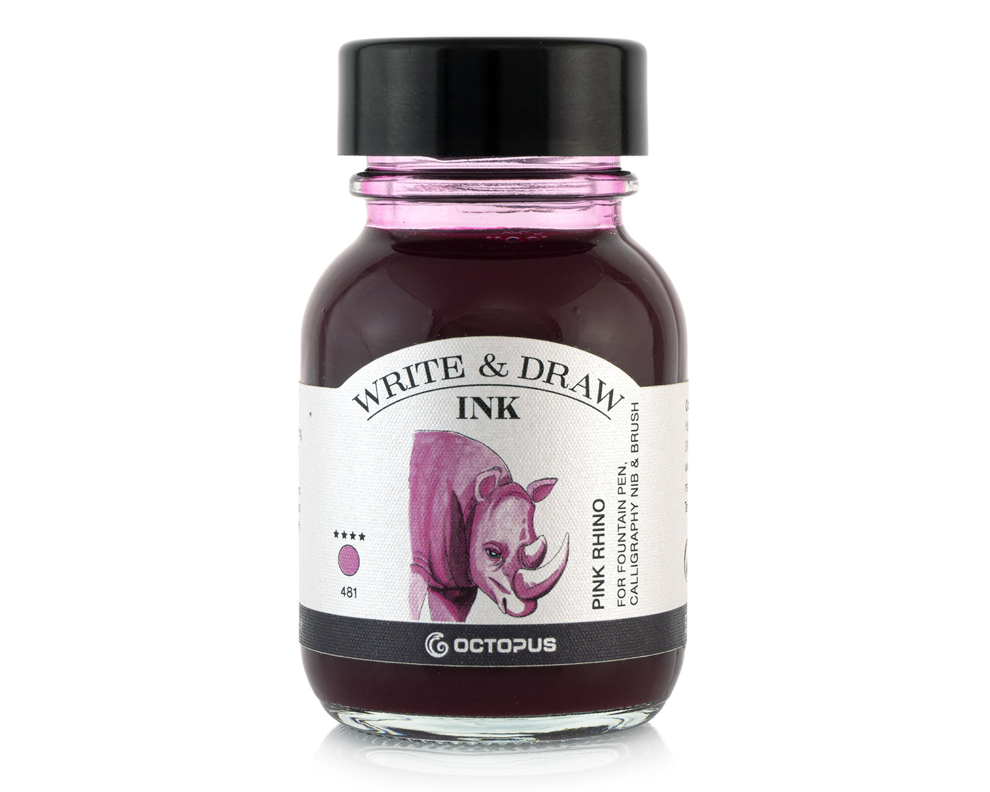 Octopus Fluids Pigmented Waterproof Document Proof Write and Draw Ink [50ml]