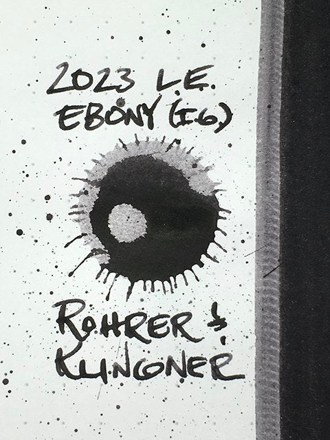 Rohrer & Klingner Fountain Pen Ink [50ml] Limited Edition 2023 Ebony