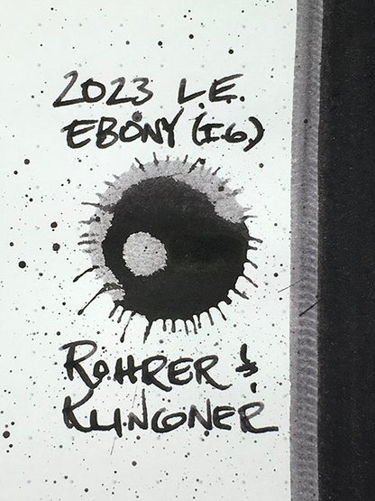 Rohrer & Klingner Fountain Pen Ink [50ml] Limited Edition 2023 Ebony