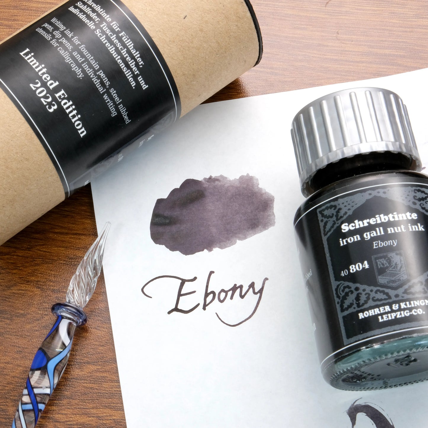 Rohrer & Klingner Fountain Pen Ink [50ml] Limited Edition 2023 Ebony