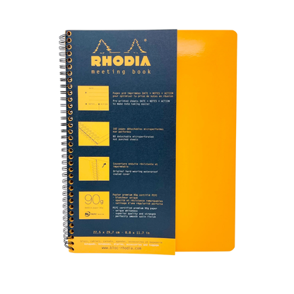 Rhodia Classic Meeting Book Wirebound A4