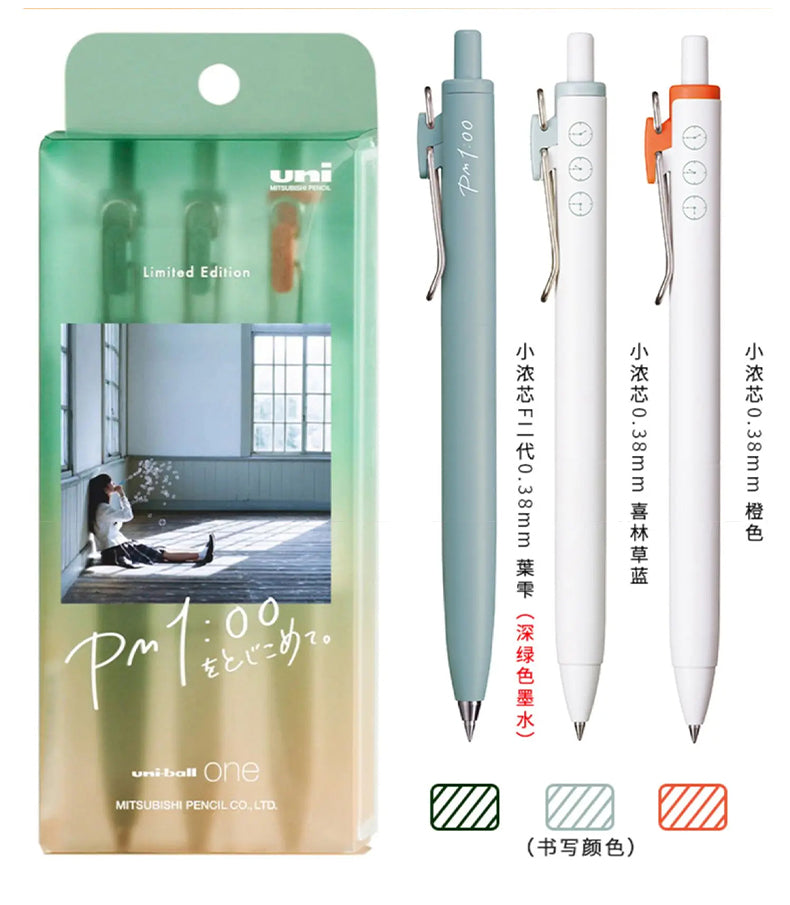 Uni-ball One x Iwakura Shiori (Limited Edition) Sets of 3 Gel Pens