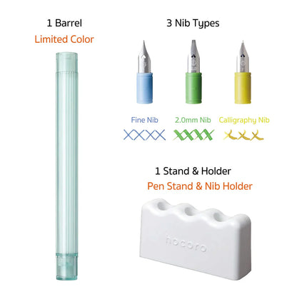 Sailor Hocoro Dip Fountain Pen Set (3 Nibs)