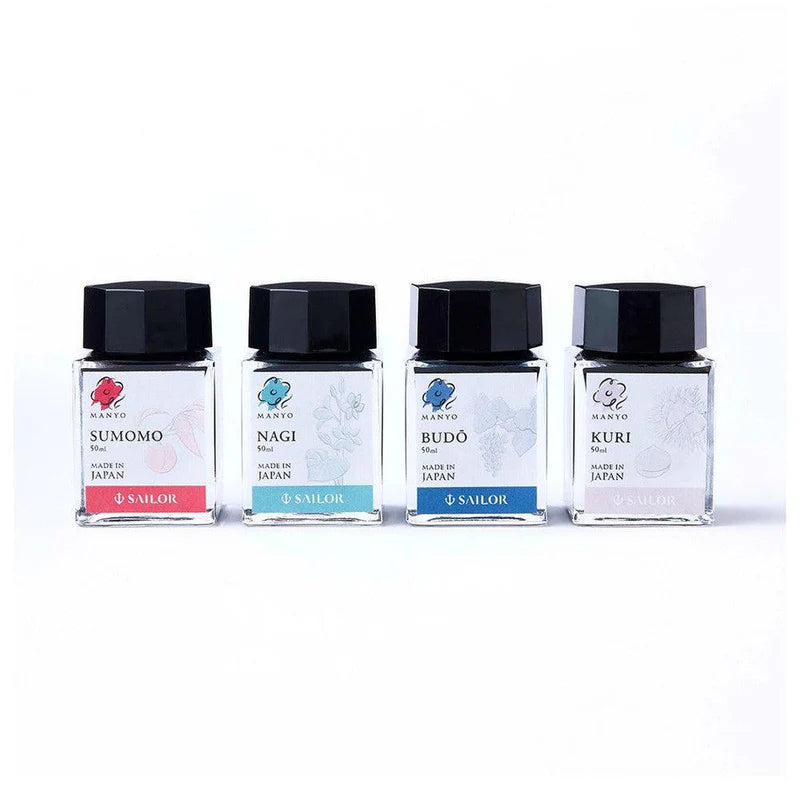 Sailor Manyo Fountain Pen Ink Sets (20ml x 4) Limited Edition