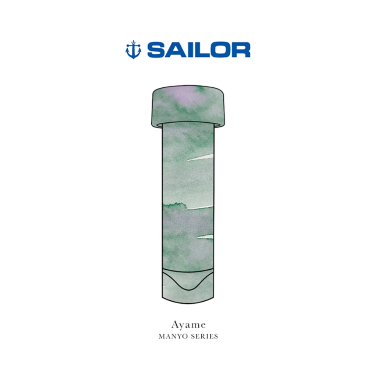 Sailor Manyo Fountain Pen Ink (3ml Sample Vials)